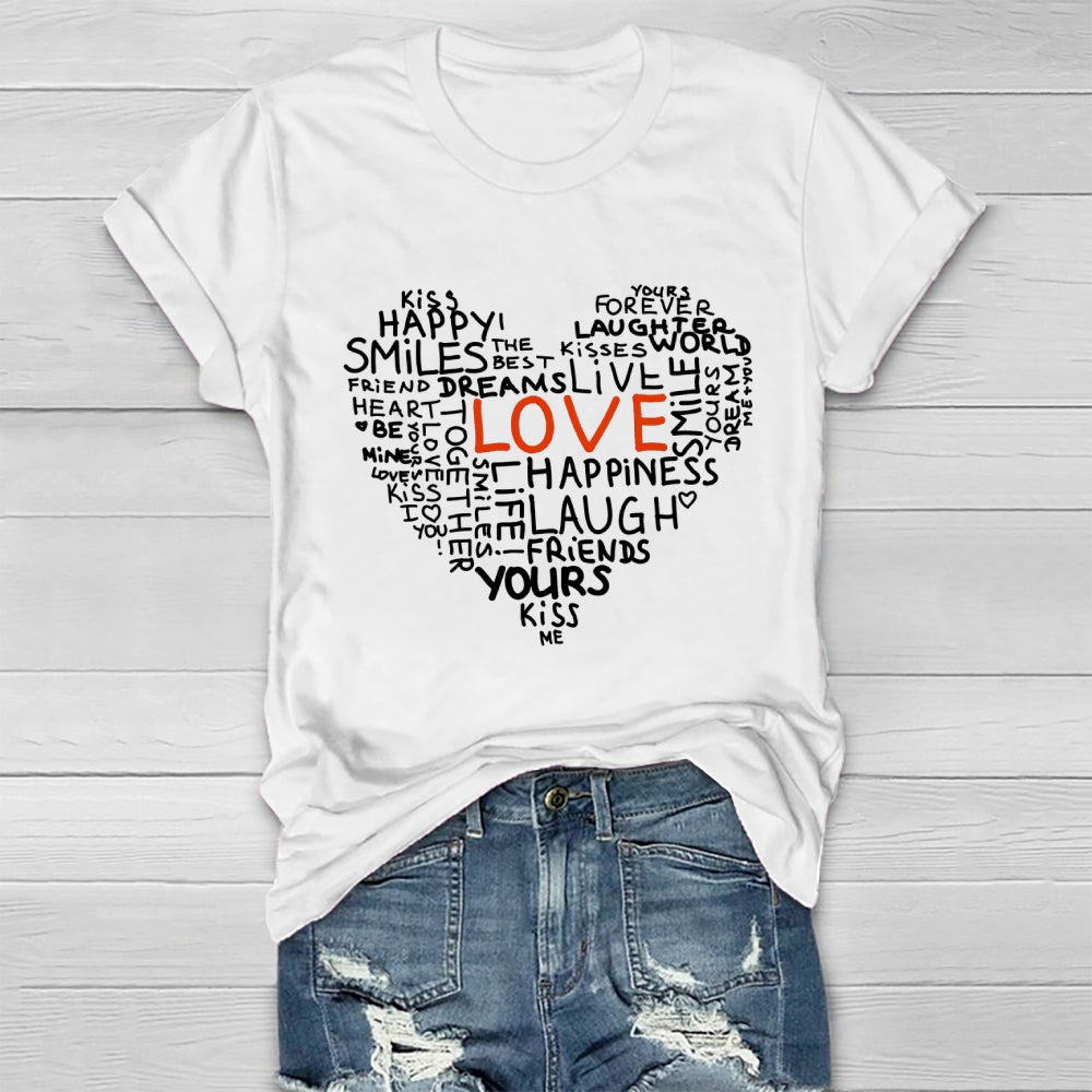 Love With A Kiss Healthwear T-shirt