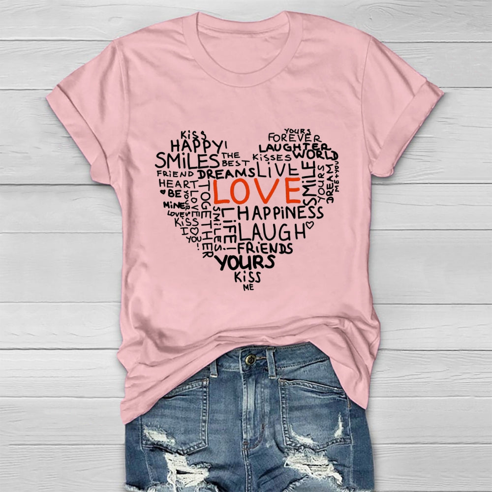 Love With A Kiss Healthwear T-shirt