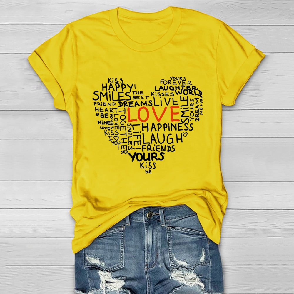 Love With A Kiss Healthwear T-shirt