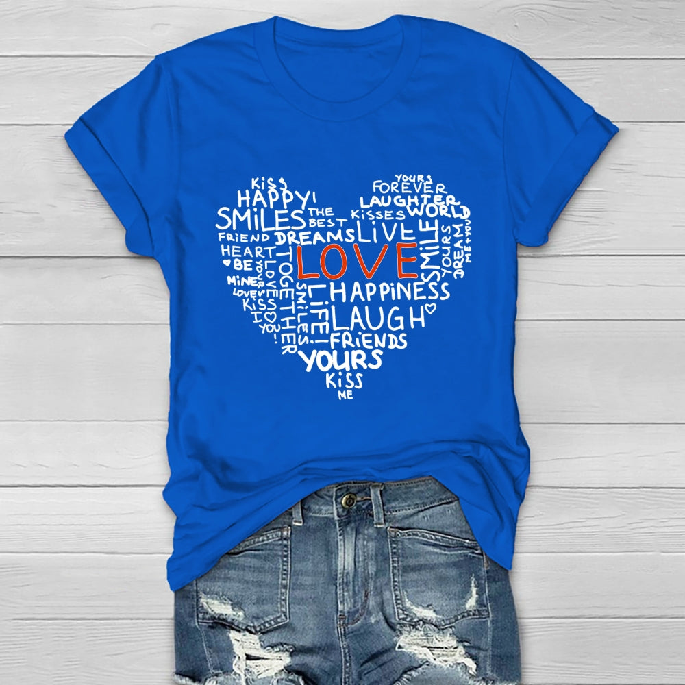 Love With A Kiss Healthwear T-shirt