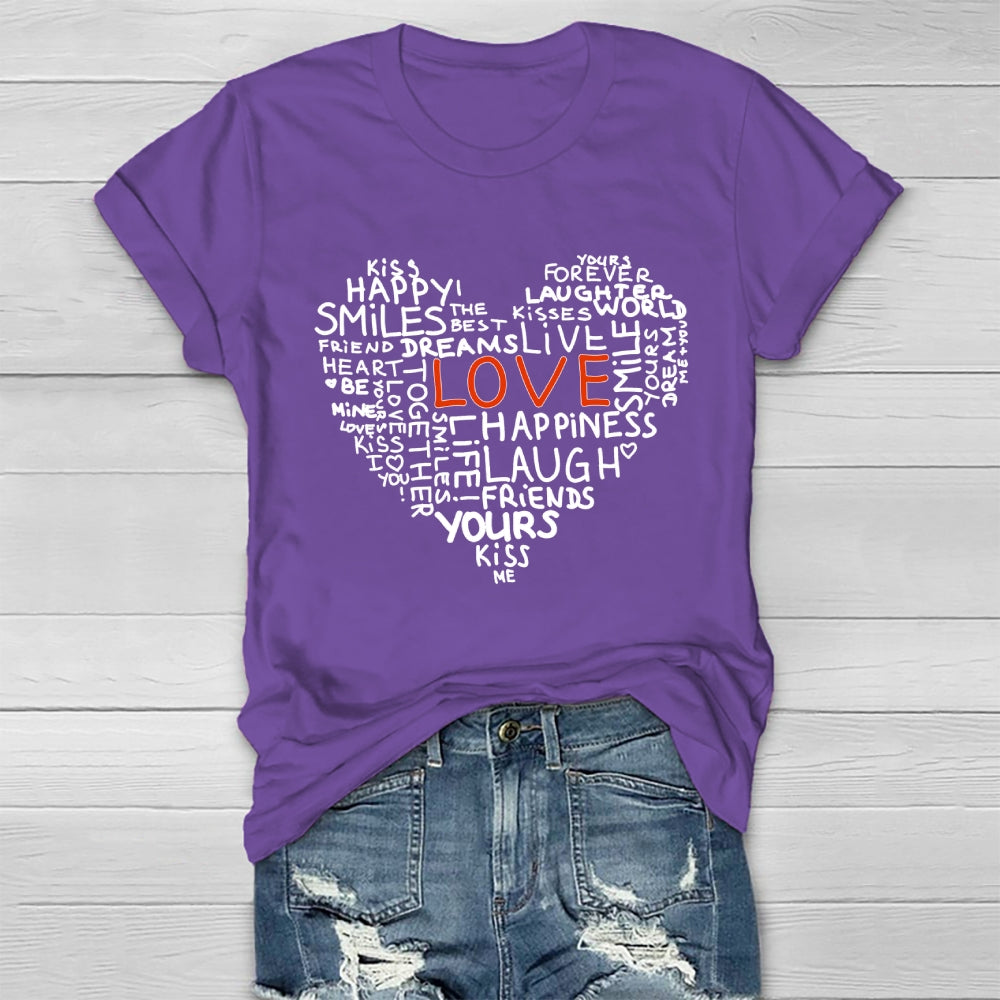 Love With A Kiss Healthwear T-shirt