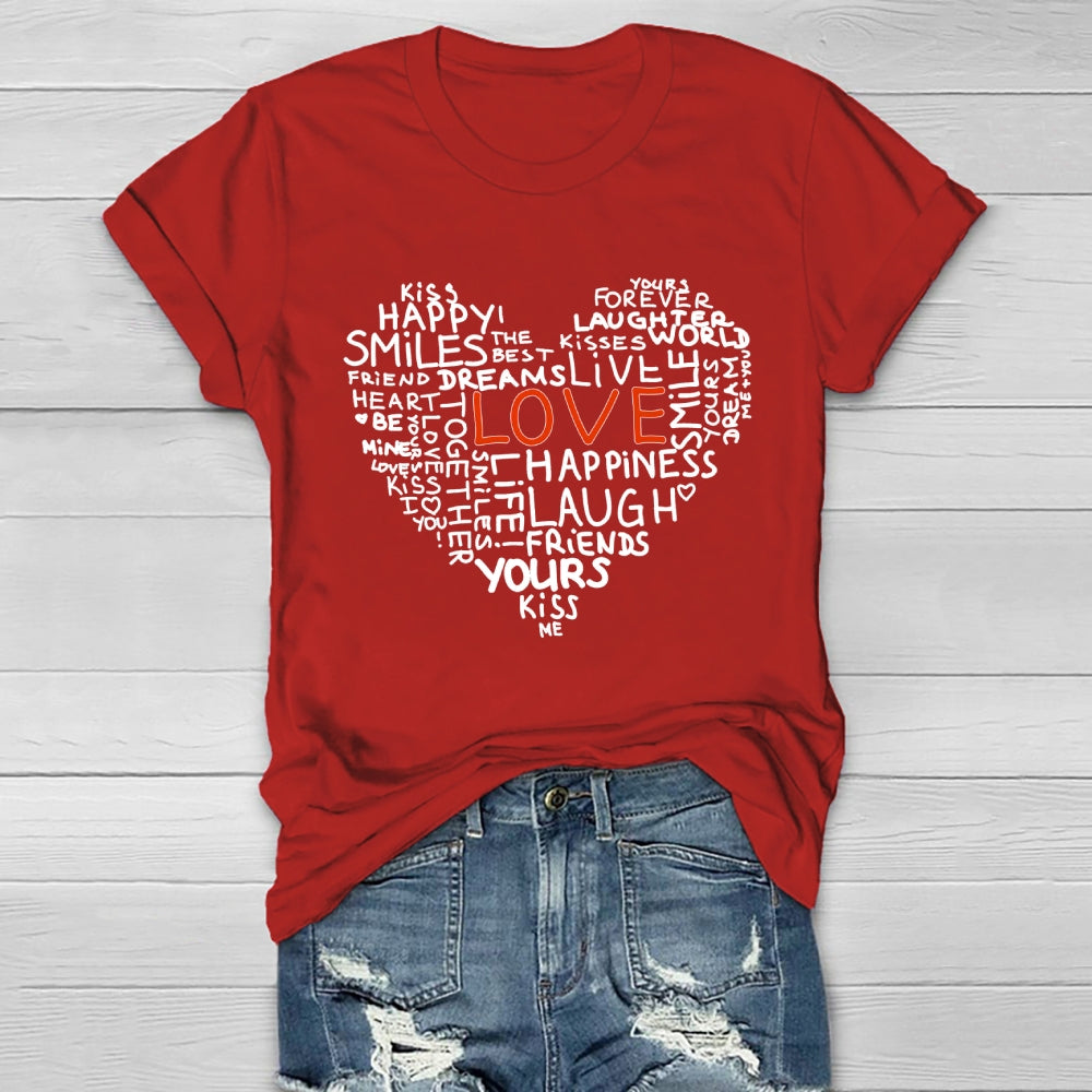 Love With A Kiss Healthwear T-shirt