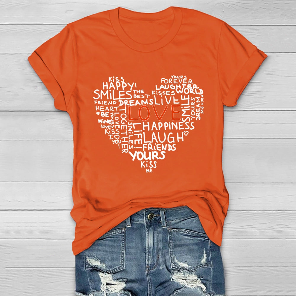 Love With A Kiss Healthwear T-shirt