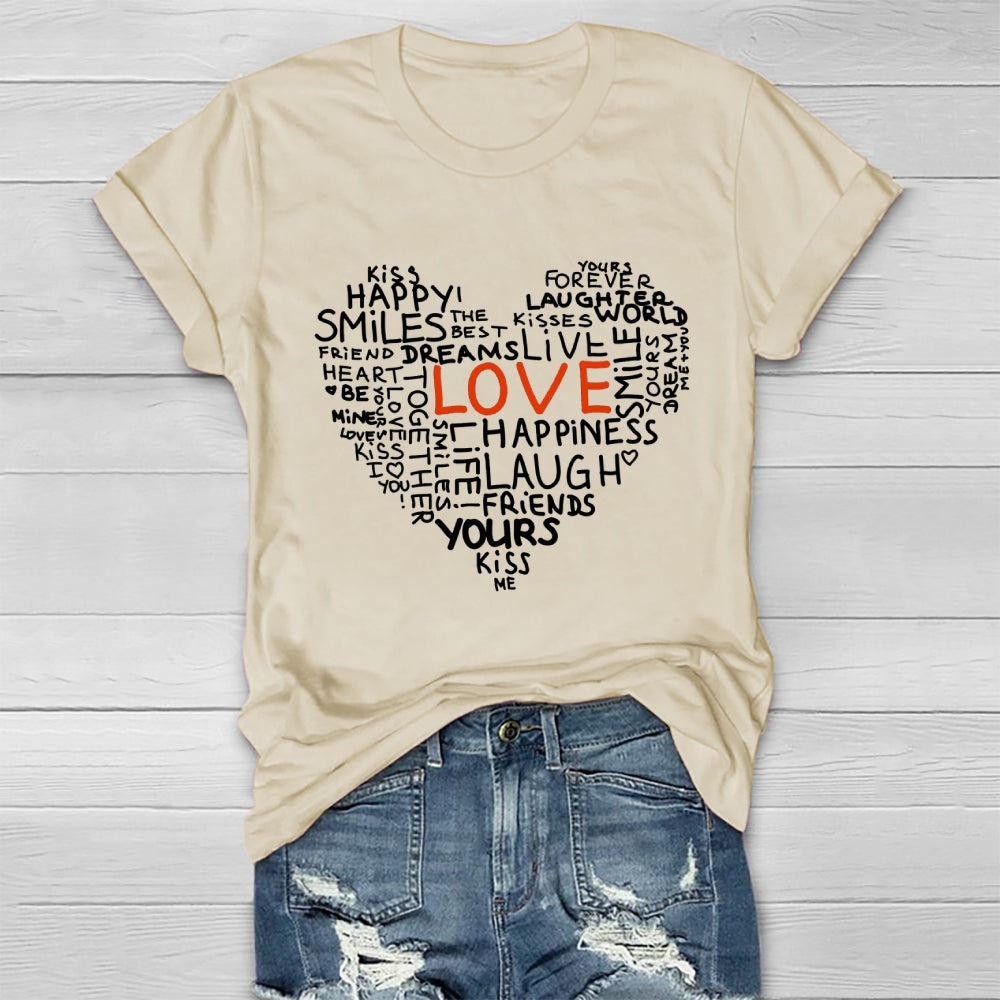 Love With A Kiss Healthwear T-shirt