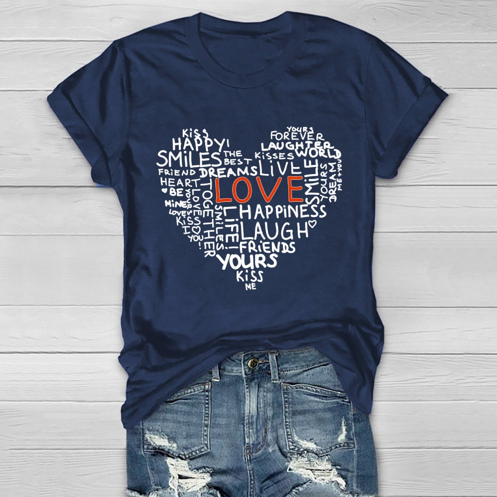 Love With A Kiss Healthwear T-shirt