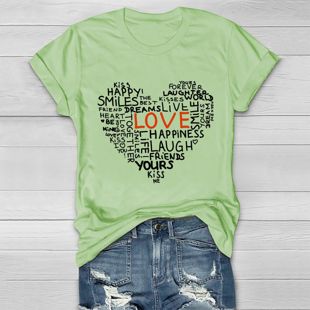 Love With A Kiss Healthwear T-shirt