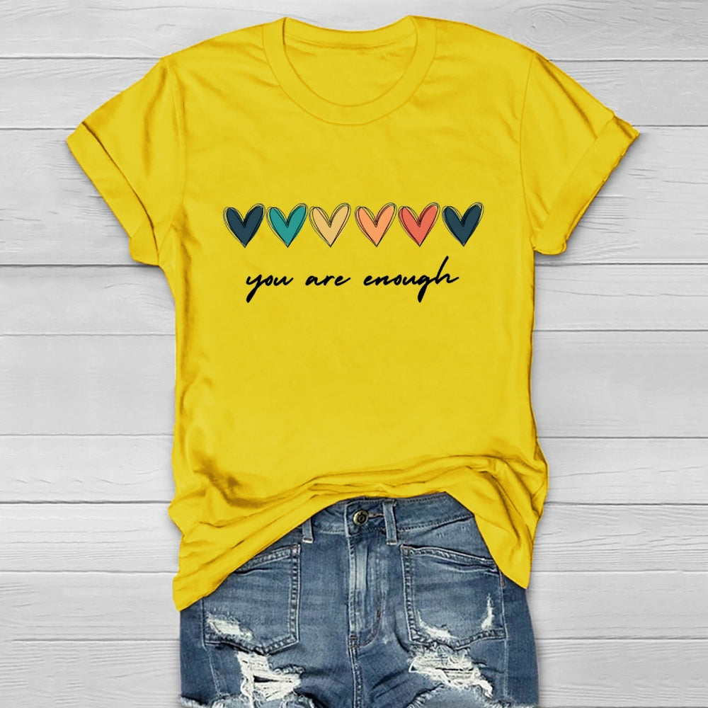 You Are Enough Healthwear T-shirt
