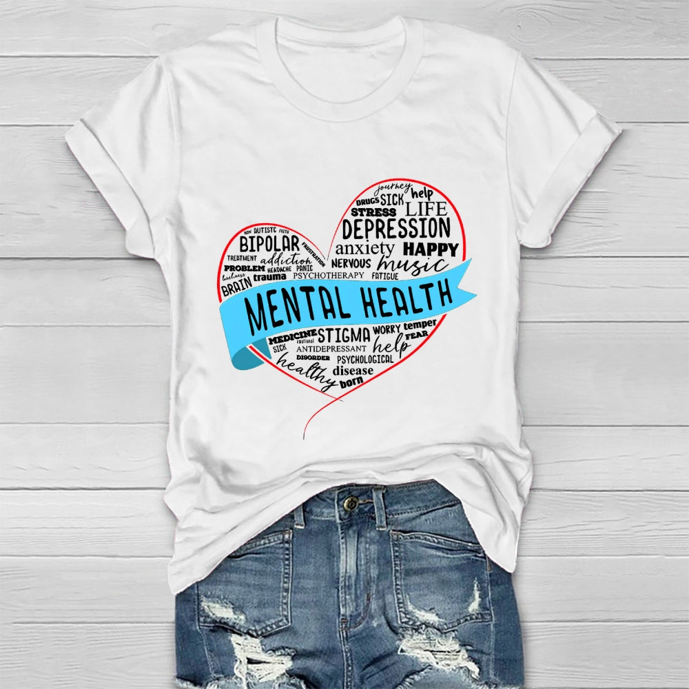 Mental Health Love Letters Healthwear T-shirt