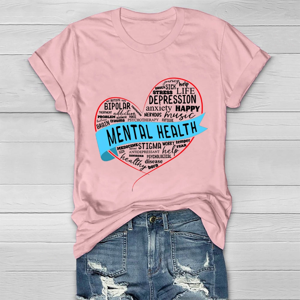 Mental Health Love Letters Healthwear T-shirt