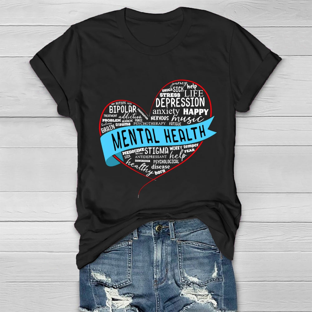 Mental Health Love Letters Healthwear T-shirt