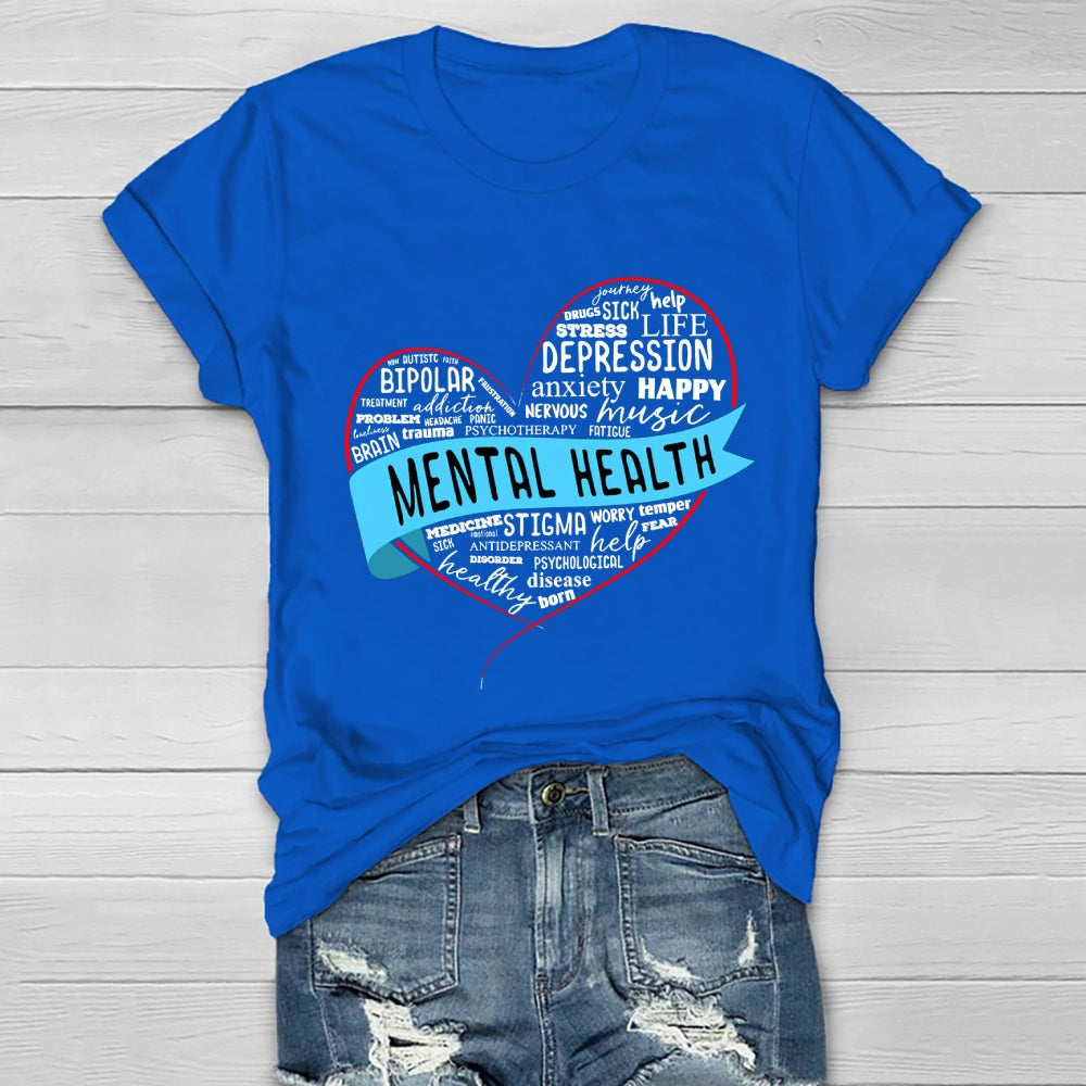 Mental Health Love Letters Healthwear T-shirt