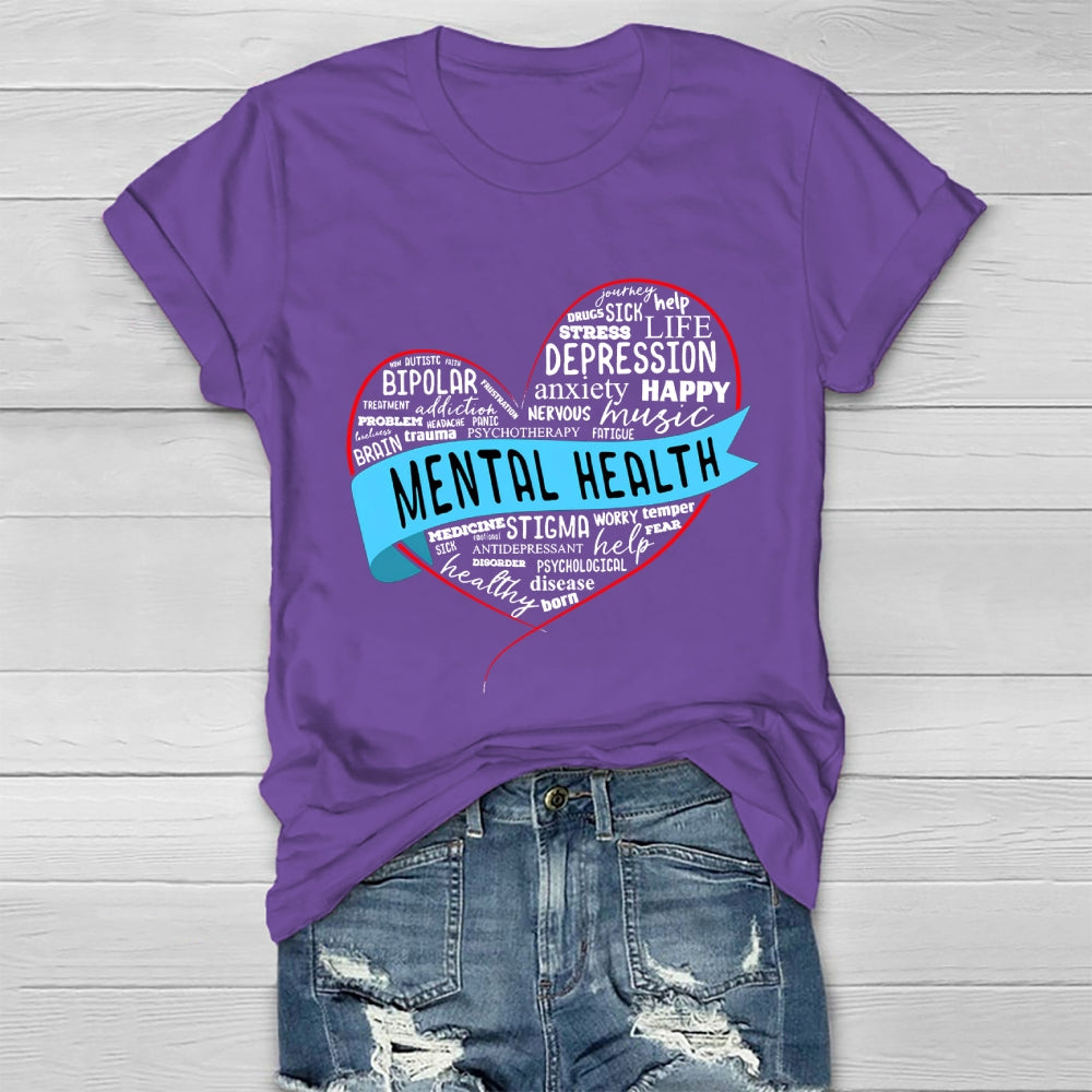 Mental Health Love Letters Healthwear T-shirt