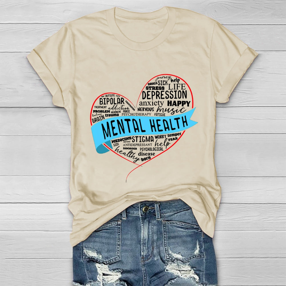 Mental Health Love Letters Healthwear T-shirt