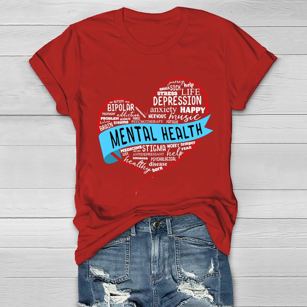 Mental Health Love Letters Healthwear T-shirt