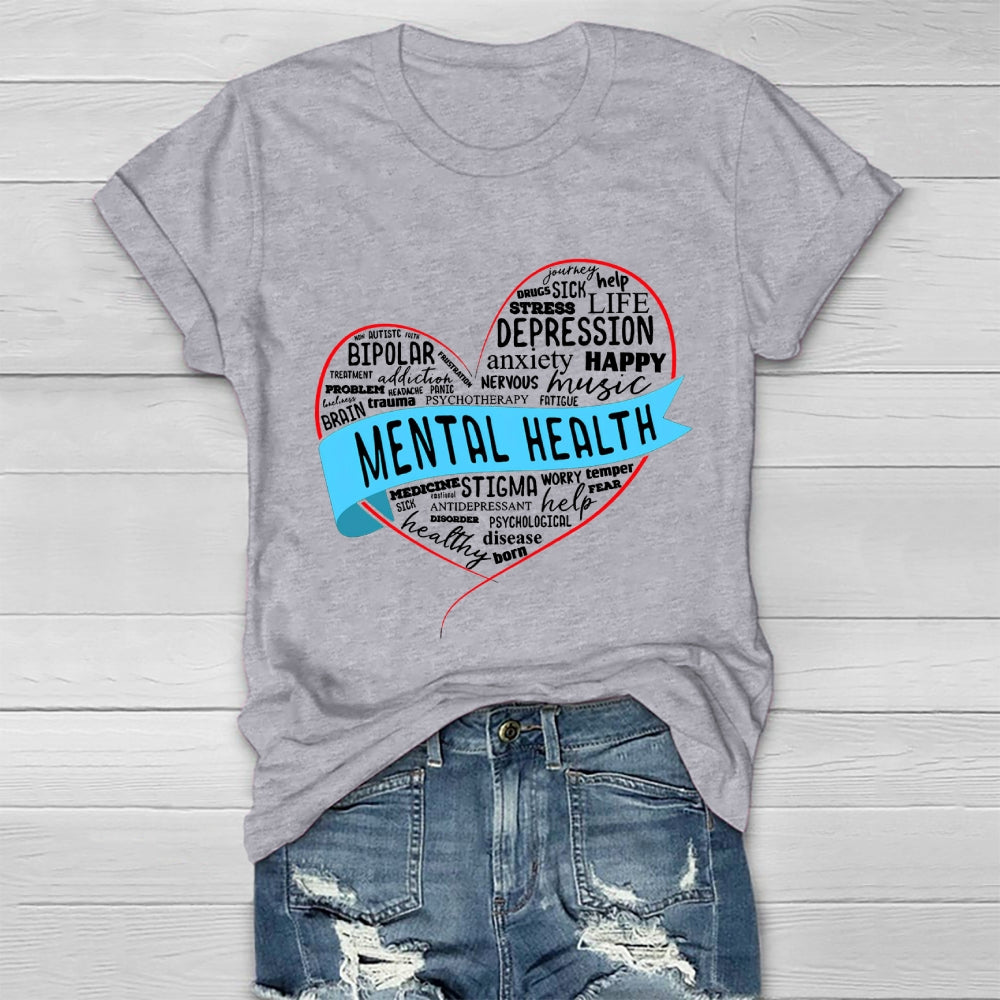 Mental Health Love Letters Healthwear T-shirt