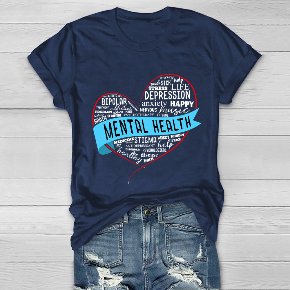 Mental Health Love Letters Healthwear T-shirt