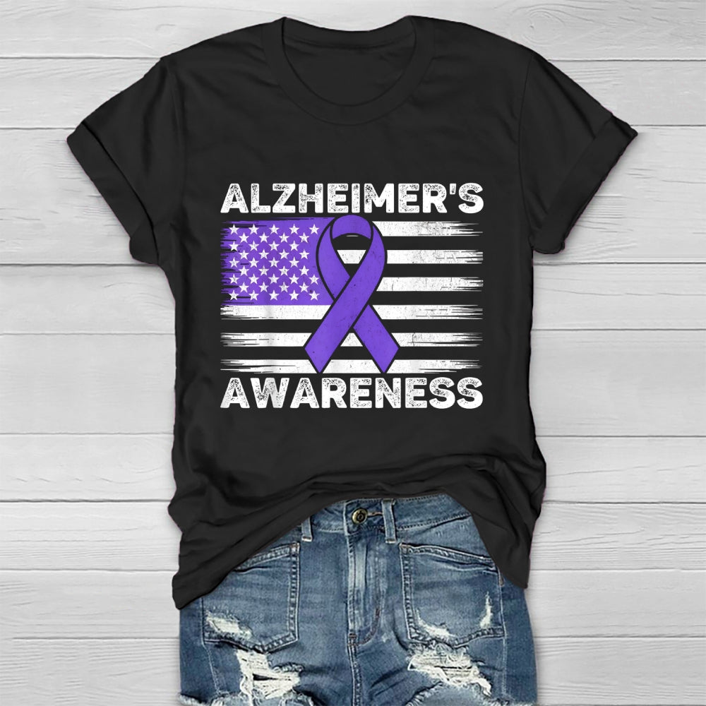 Alzheimer's Awareness Healthwear T-shirt