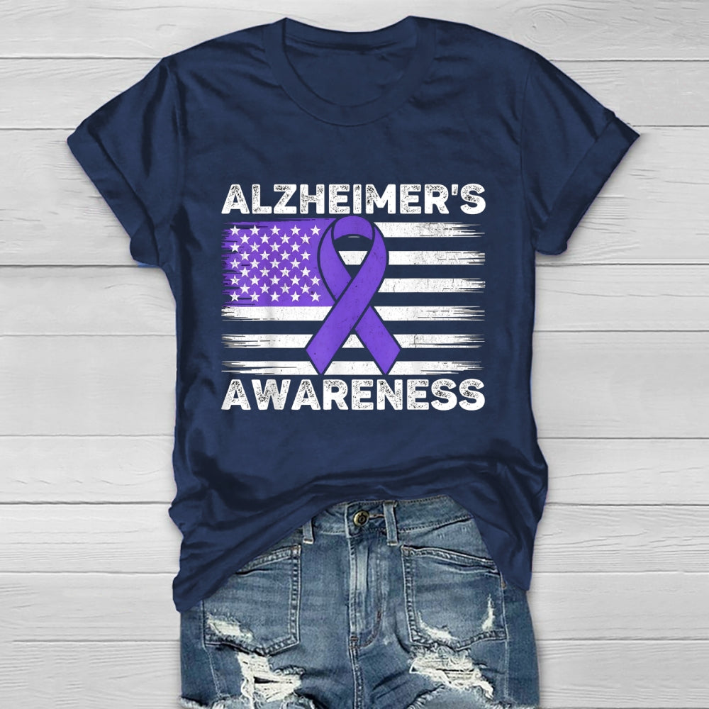 Alzheimer's Awareness Healthwear T-shirt