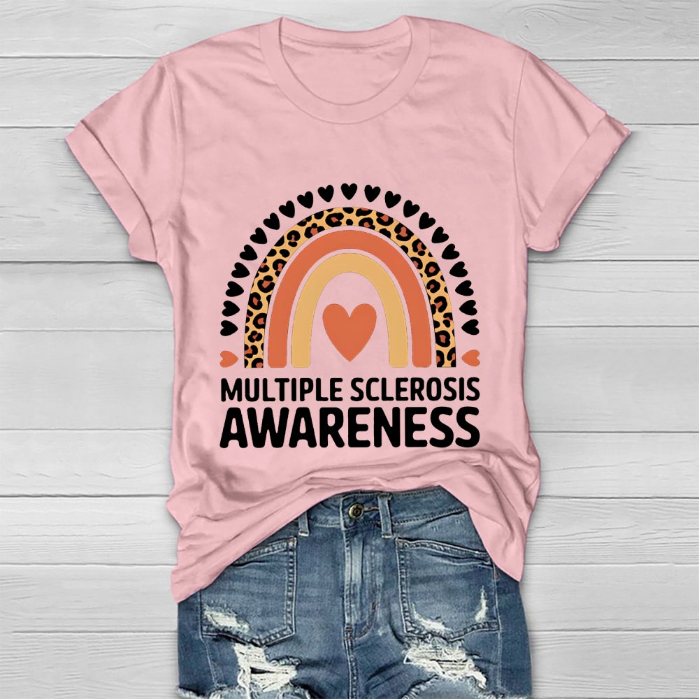 Multiple Sclerosis Awareness Rainbow Healthwear T-shirt