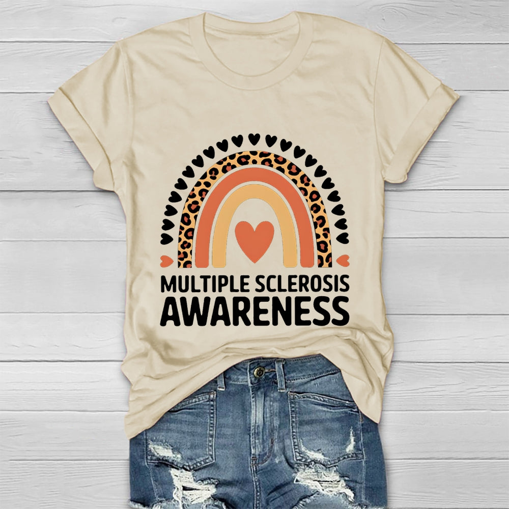 Multiple Sclerosis Awareness Rainbow Healthwear T-shirt