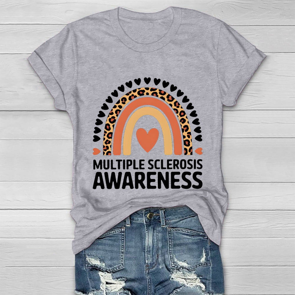 Multiple Sclerosis Awareness Rainbow Healthwear T-shirt