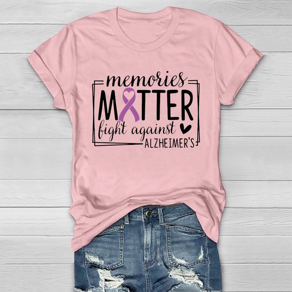 Alzheimers Awareness Memory Matter Fight Against Healthwear T-shirt