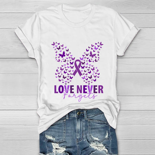 Love Never Forgets  Healthwear T-shirt
