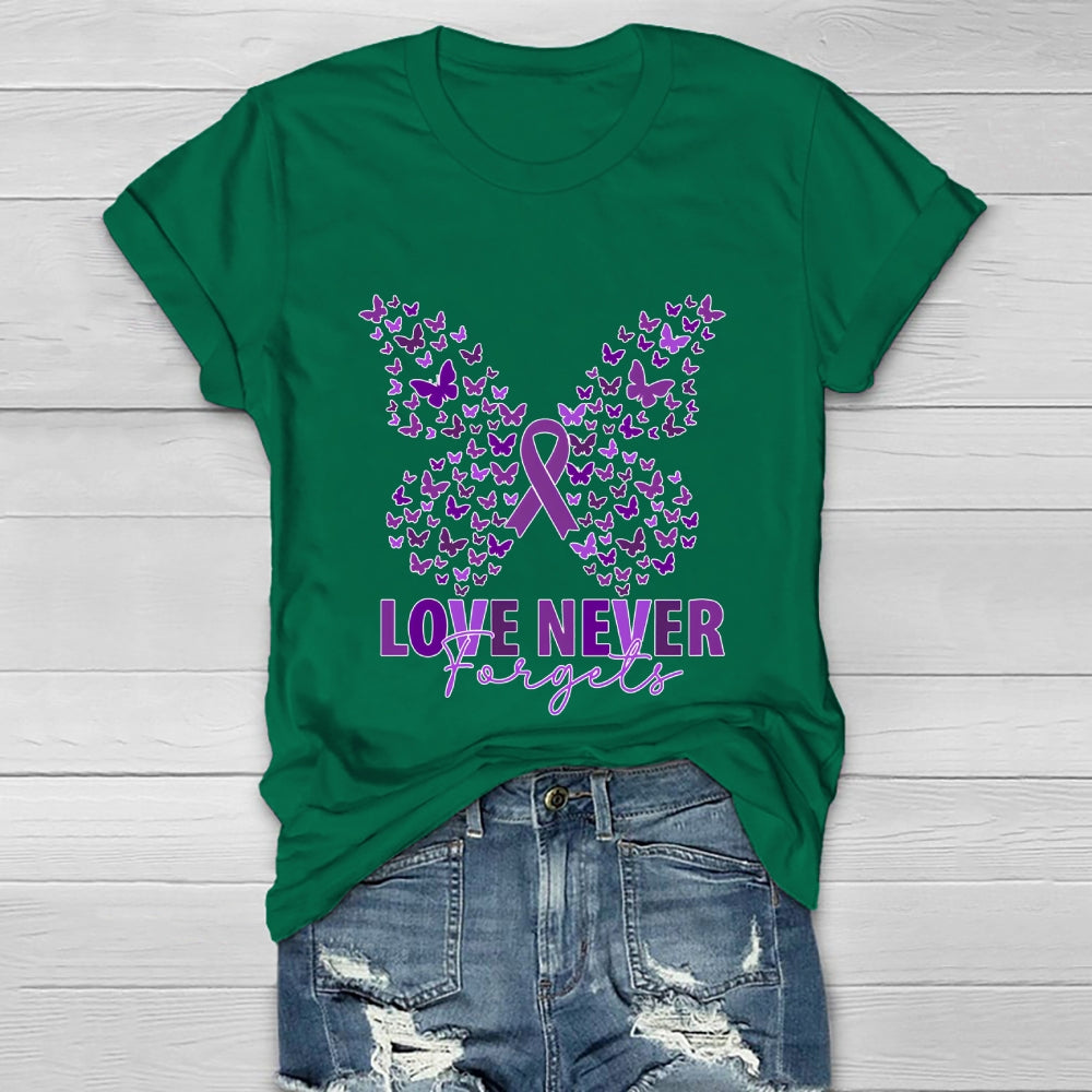 Love Never Forgets  Healthwear T-shirt