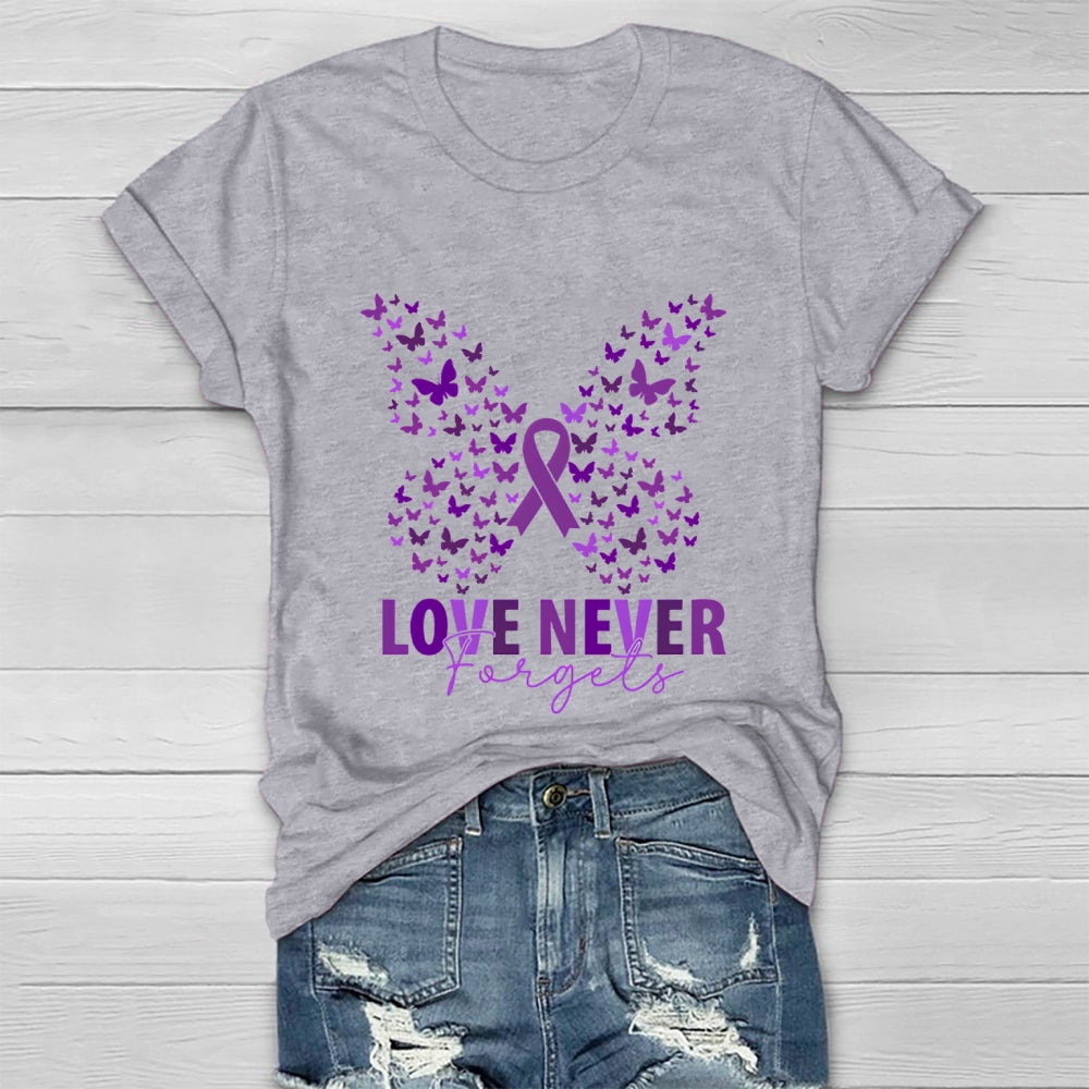 Love Never Forgets  Healthwear T-shirt