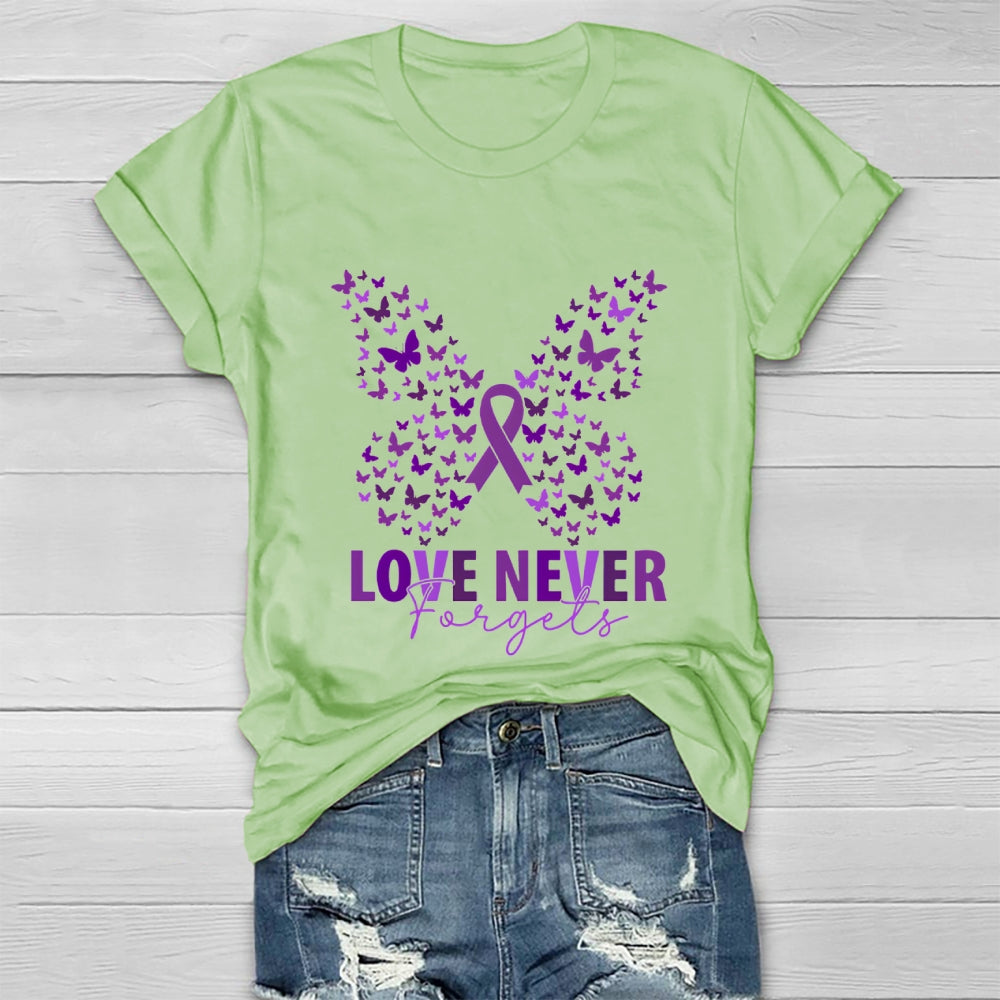 Love Never Forgets  Healthwear T-shirt