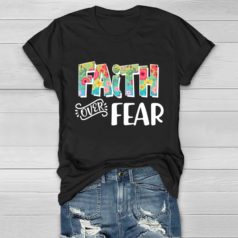 Faith Over Fear  Healthwear T-shirt