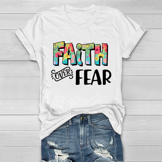 Faith Over Fear  Healthwear T-shirt