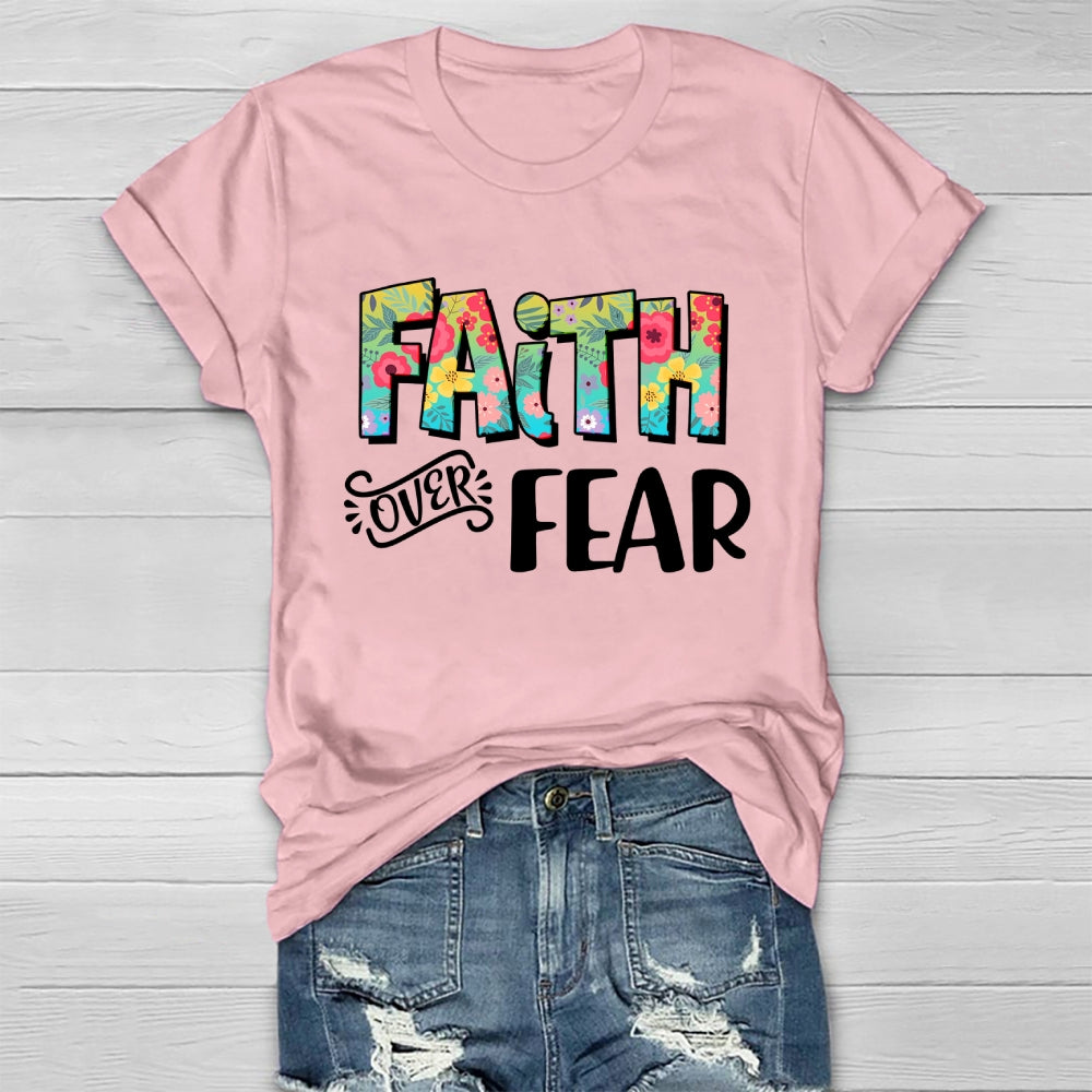 Faith Over Fear  Healthwear T-shirt