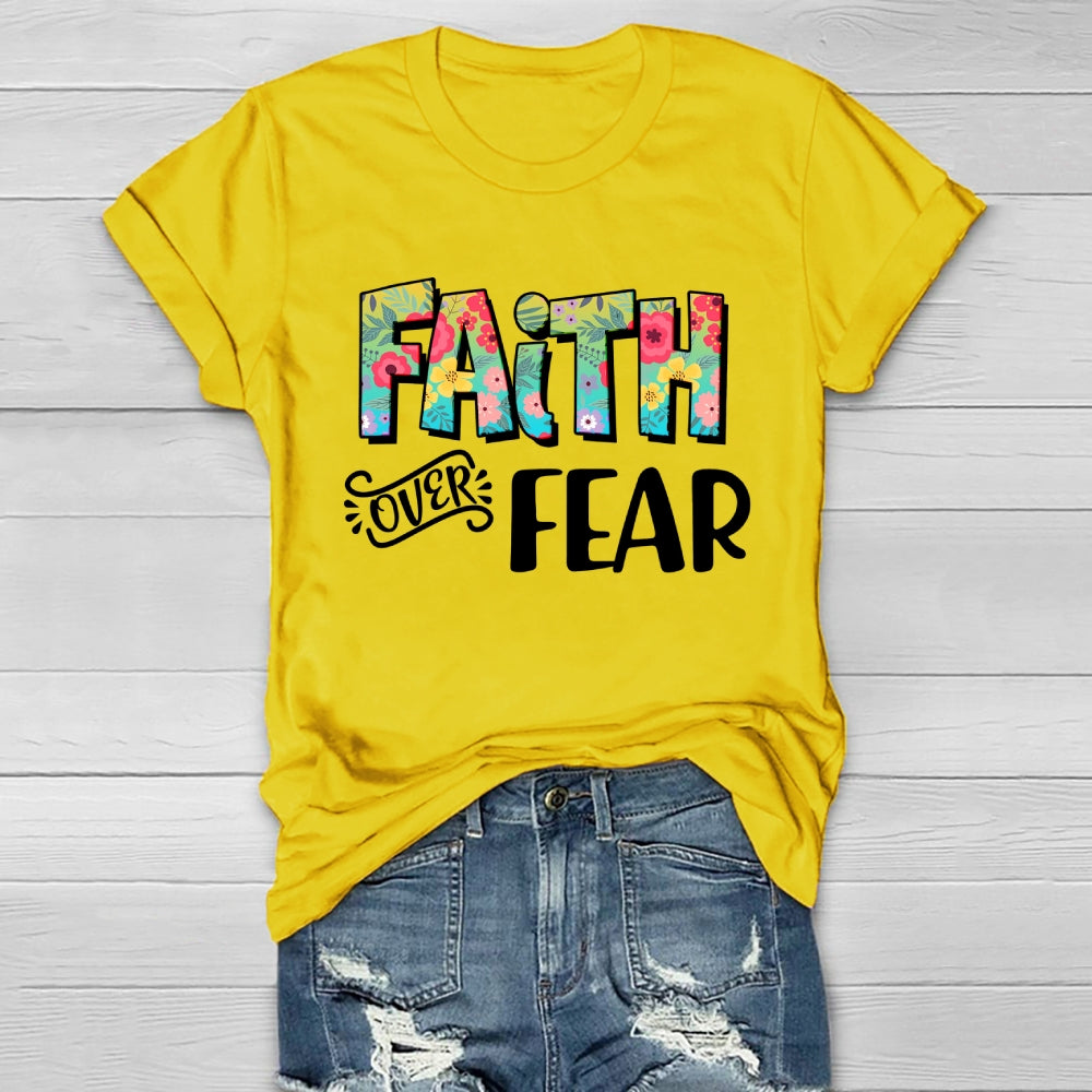 Faith Over Fear  Healthwear T-shirt