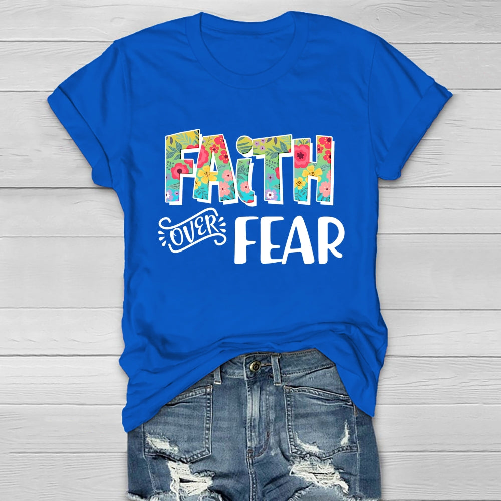 Faith Over Fear  Healthwear T-shirt