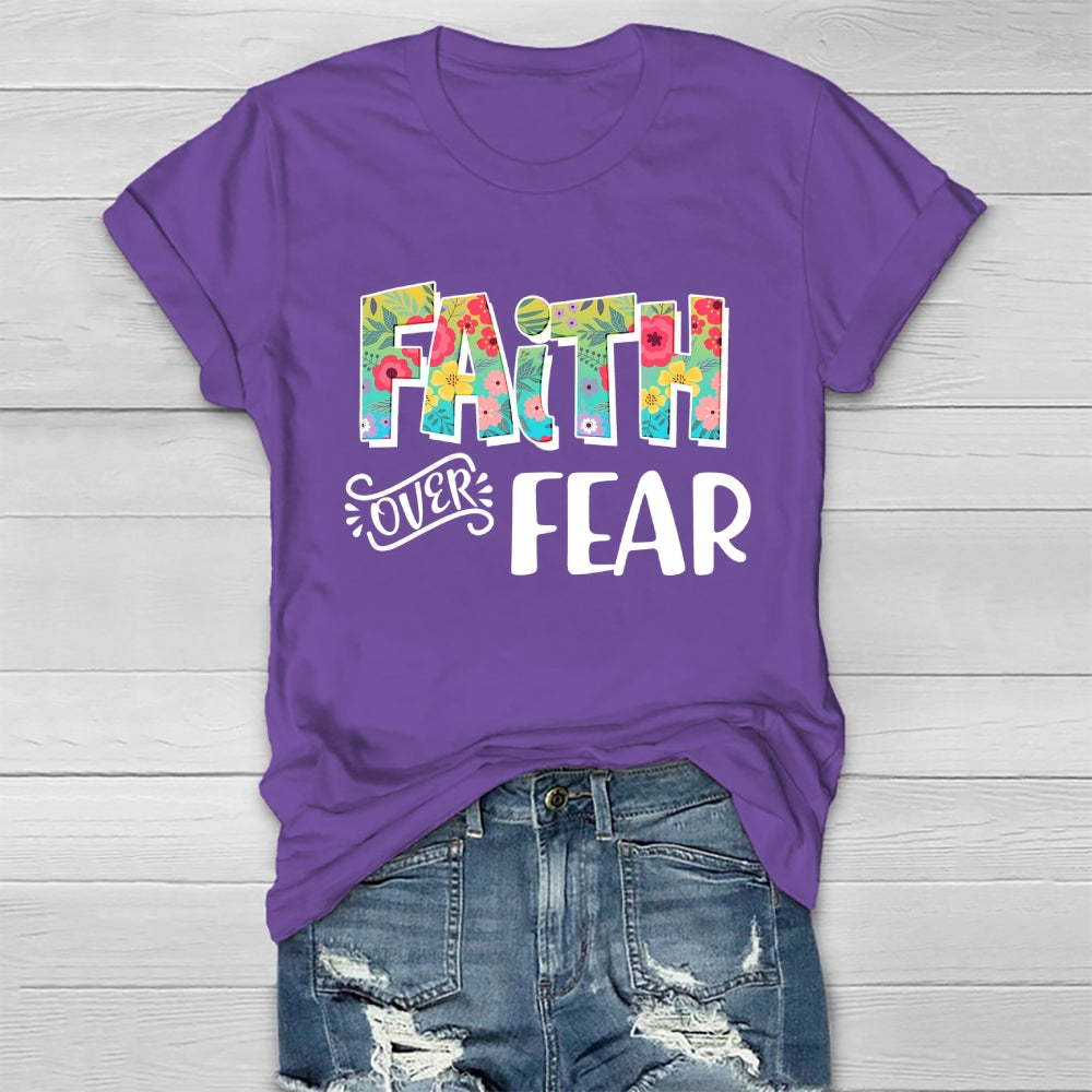 Faith Over Fear  Healthwear T-shirt