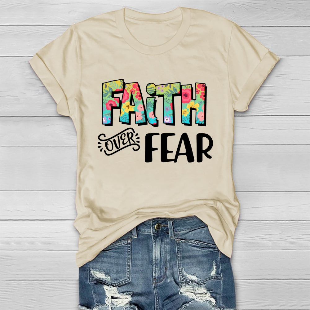 Faith Over Fear  Healthwear T-shirt