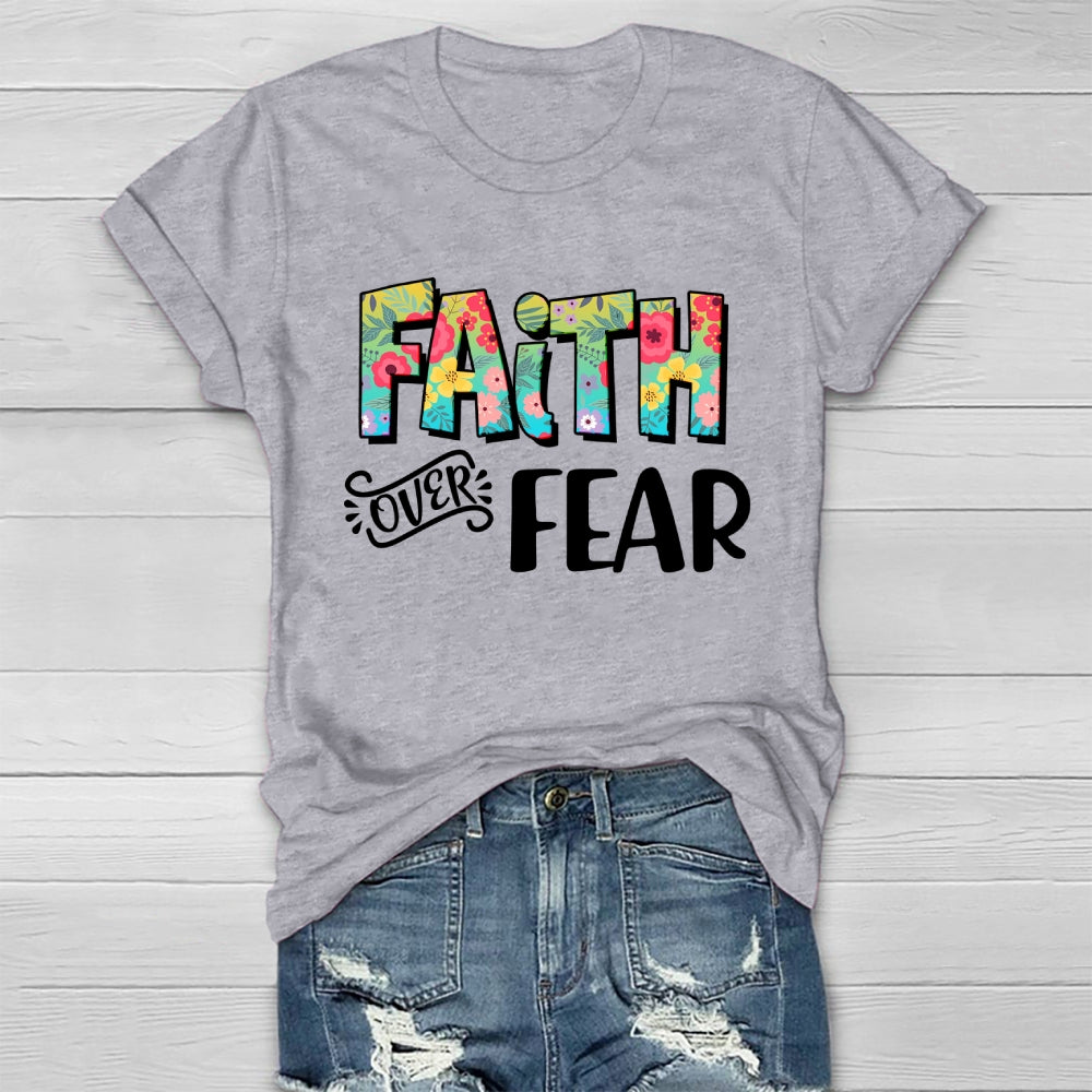 Faith Over Fear  Healthwear T-shirt