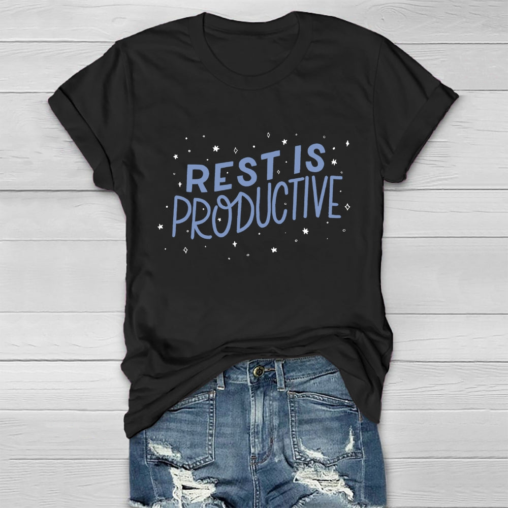 Rest Is Productive Healthwear T-shirt