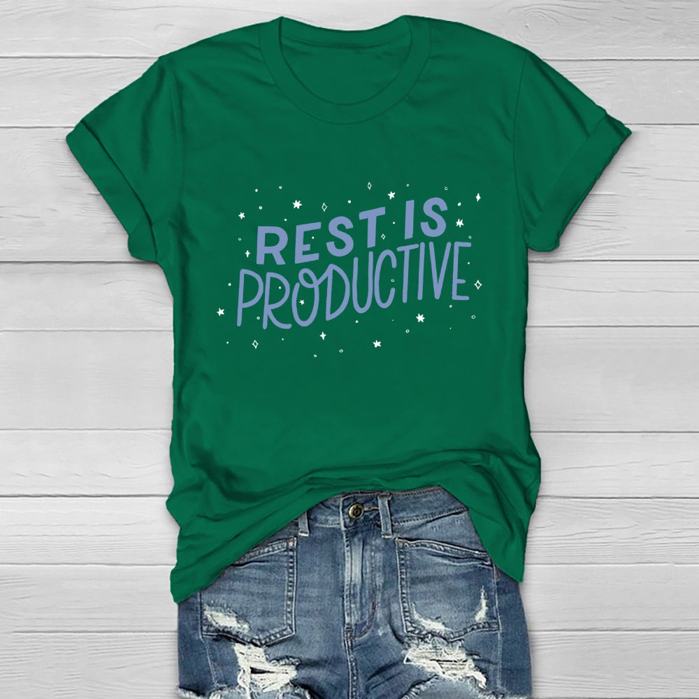 Rest Is Productive Healthwear T-shirt