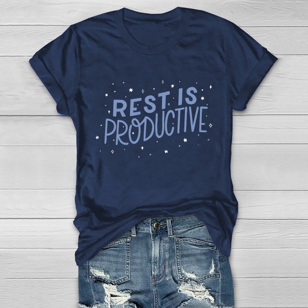 Rest Is Productive Healthwear T-shirt