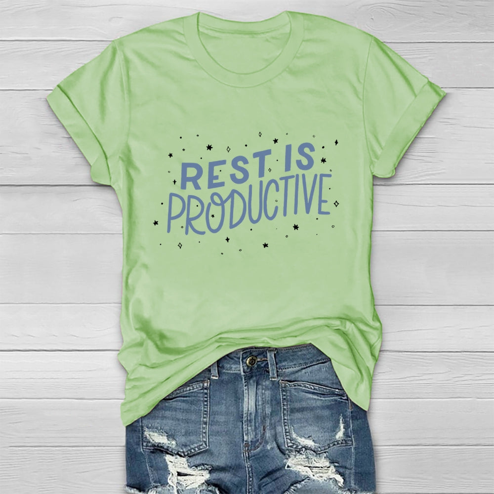 Rest Is Productive Healthwear T-shirt