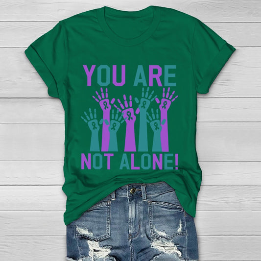 You Are Not Alone Healthwear T-shirt