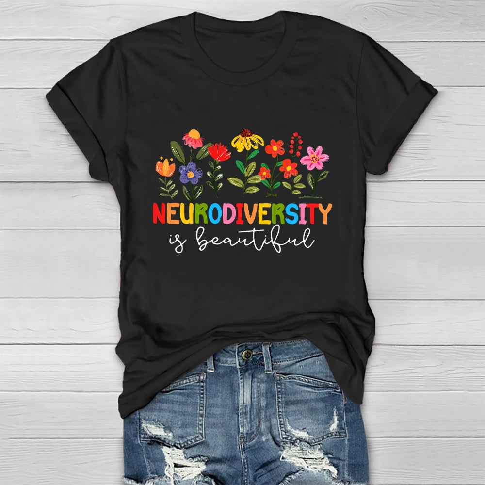 Neurodiversity Is Beautiful Healthwear T-shirt