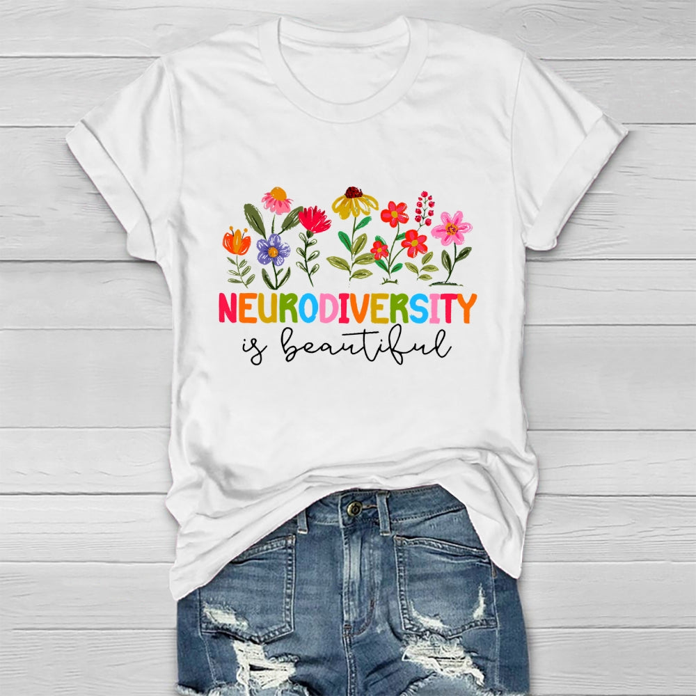 Neurodiversity Is Beautiful Healthwear T-shirt
