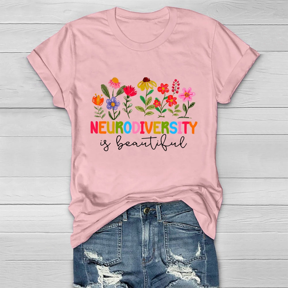 Neurodiversity Is Beautiful Healthwear T-shirt