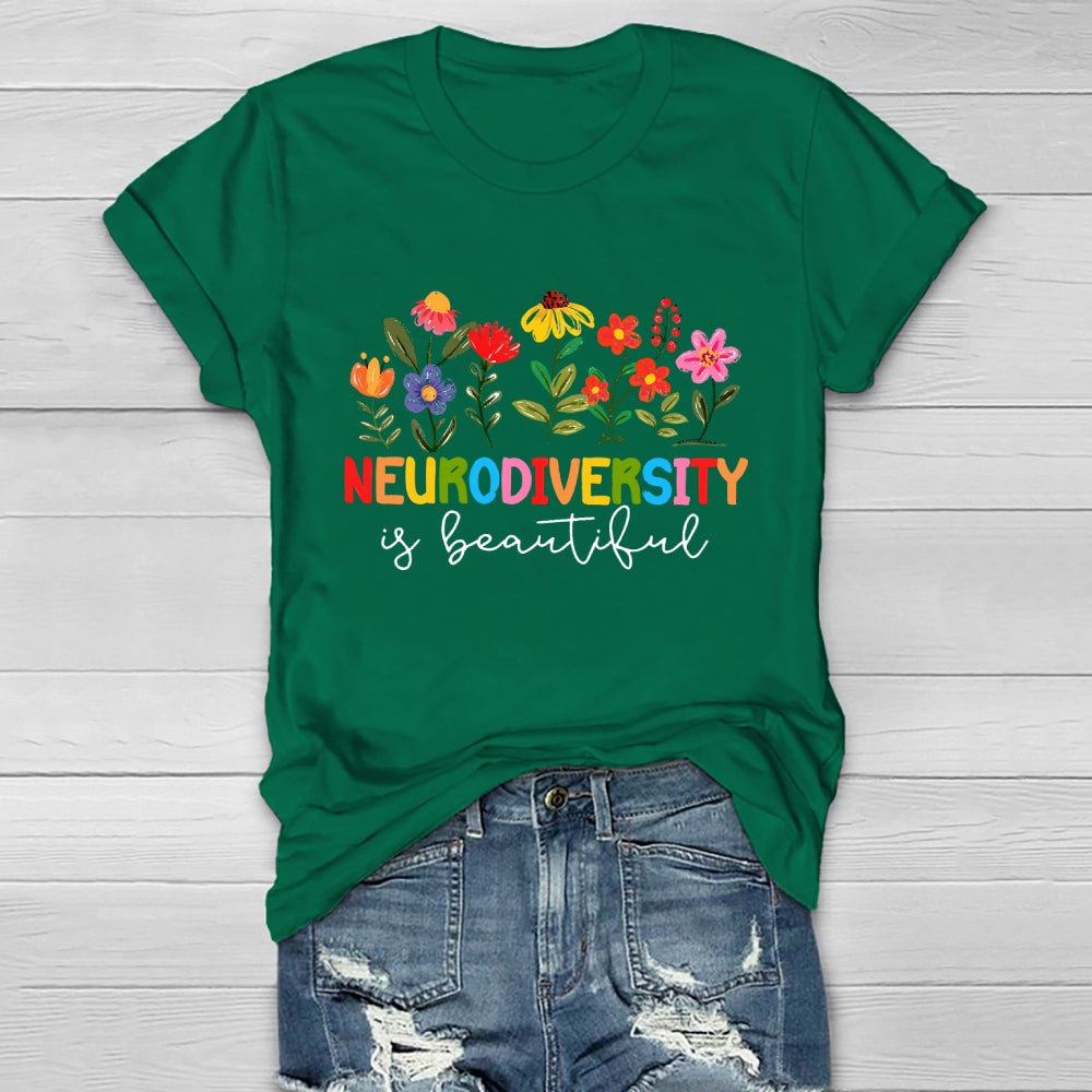 Neurodiversity Is Beautiful Healthwear T-shirt