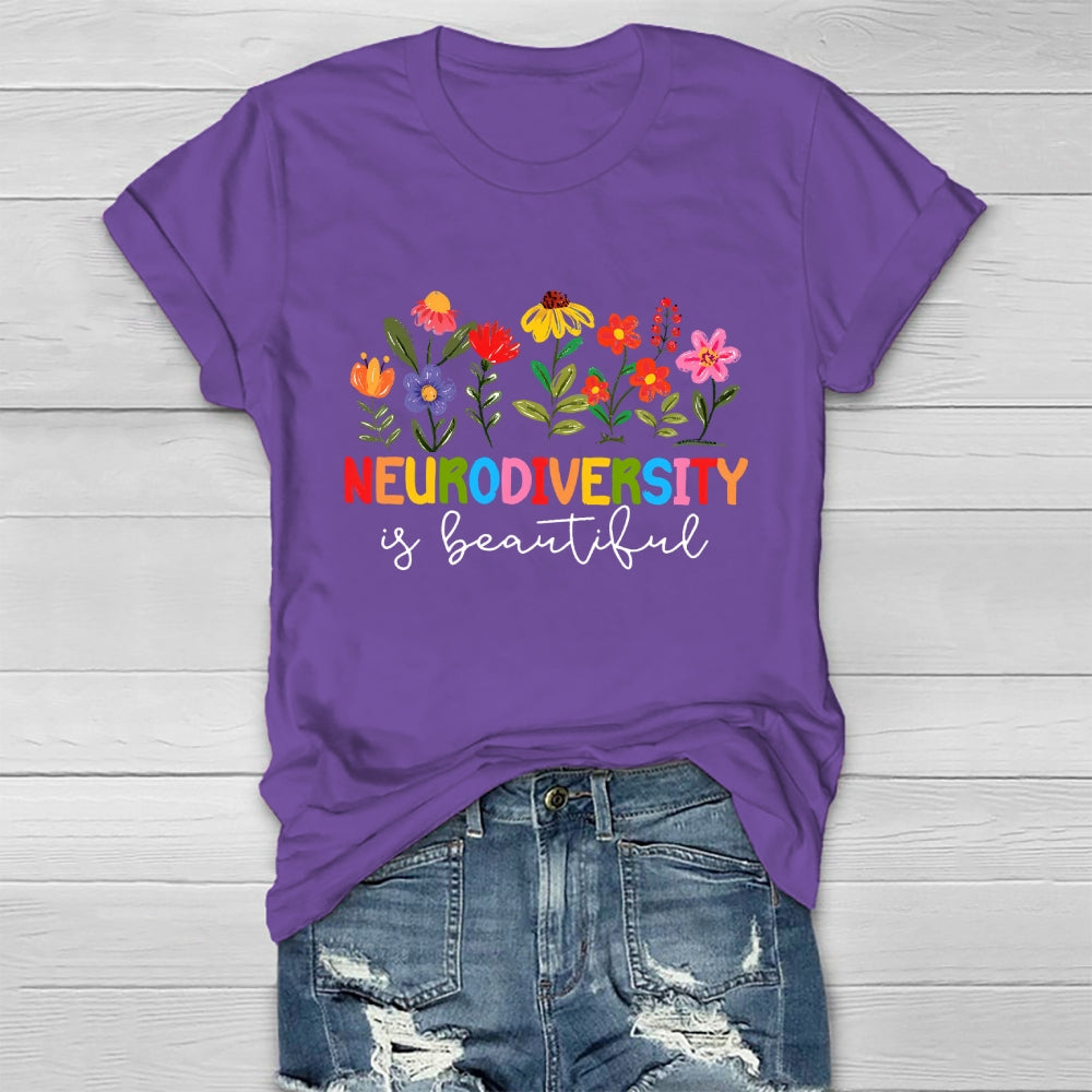 Neurodiversity Is Beautiful Healthwear T-shirt
