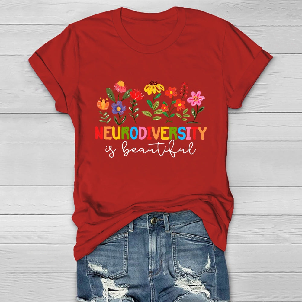 Neurodiversity Is Beautiful Healthwear T-shirt