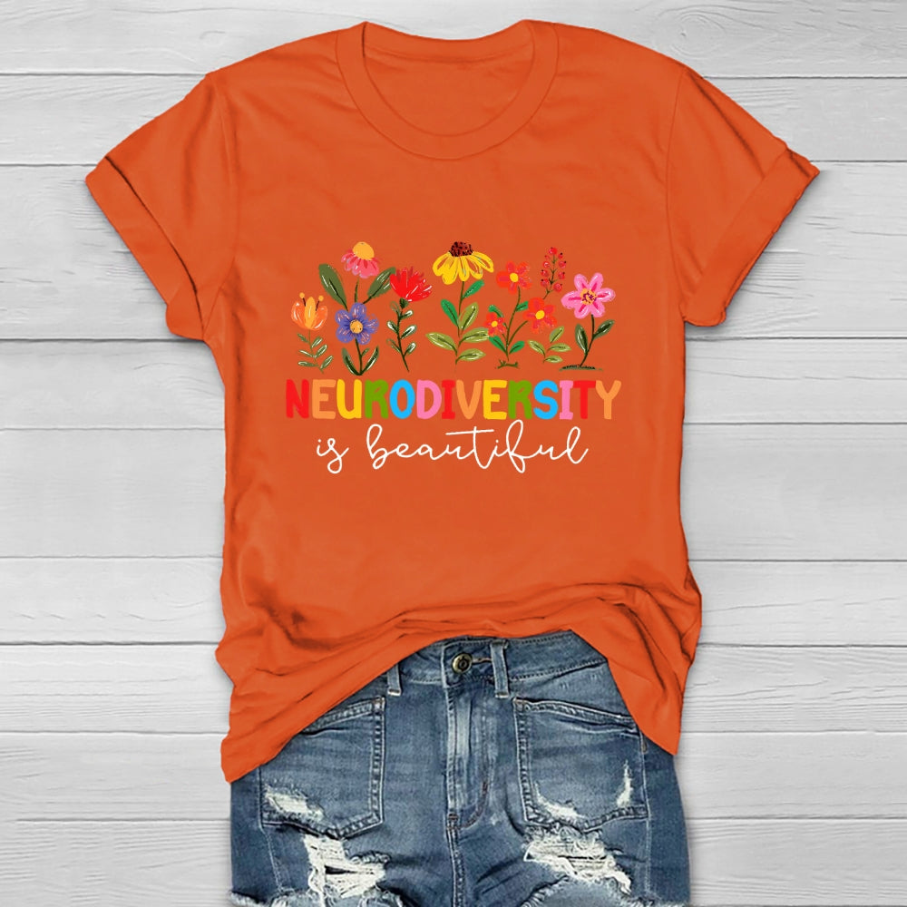 Neurodiversity Is Beautiful Healthwear T-shirt